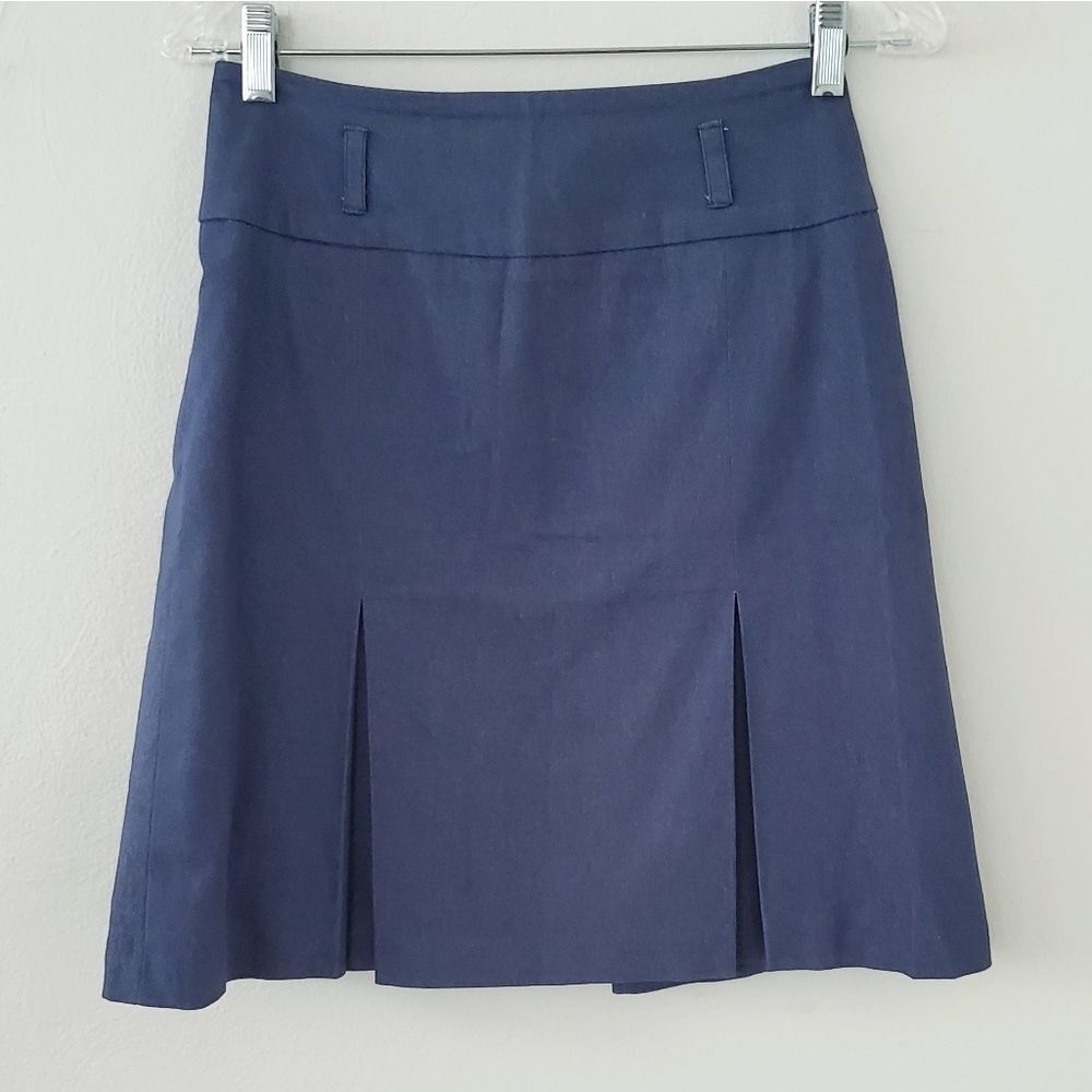 *Curling Collection Pleated Ponte Skirt Sz.38